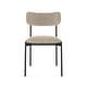 preview thumbnail 6 of 19, Amisco Yasmina Upholstered Dining Chair with Metal Leg