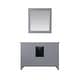 preview thumbnail 42 of 110, Altair Isla Single Bathroom Vanity Set and Aosta White Countertop with Mirror