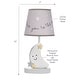 preview thumbnail 3 of 4, Bedtime Originals Little Star Celestial Moon Nursery Lamp with Shade and Bulb