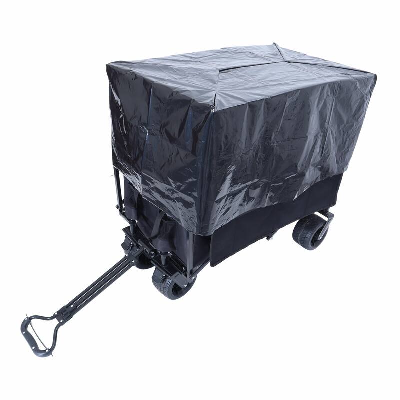 440lbs Collapsible Foldable Wagon Cart - Beach Wagon, Utility Cart, Grocery Cart