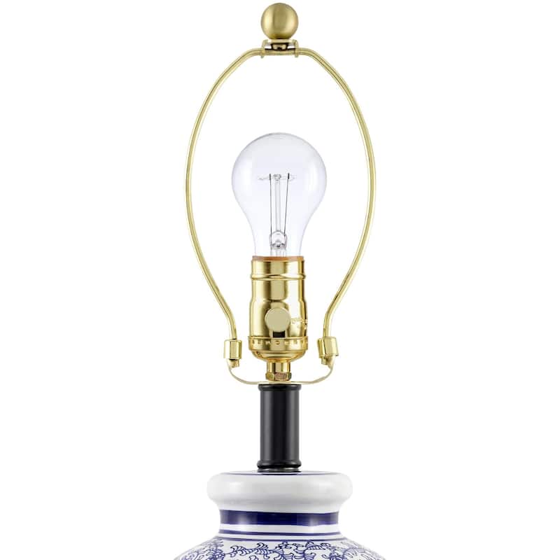 Livabliss Florezia Traditional Accent Table Lamp - 25"H x 14"W x 14"D