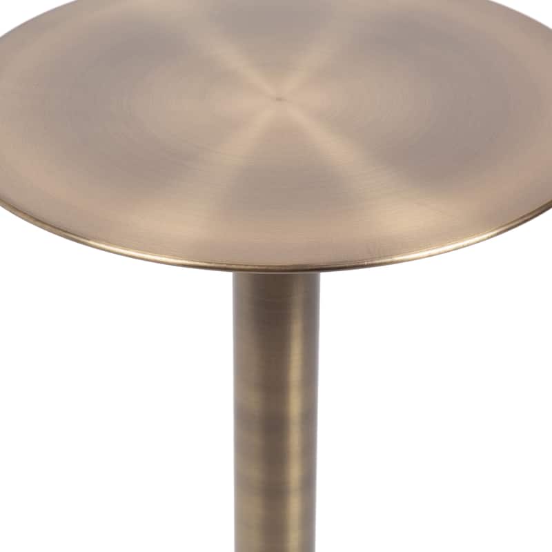 Kate and Laurel Cannings Round Metal Table