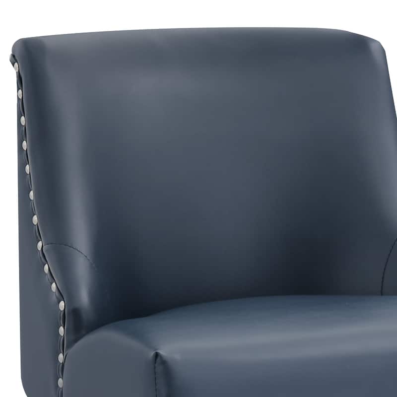 26 in. Counter Height Upholstered Wood Frame Swivel Bar Stool with Farbic Seat - 19.6"D x 19.6"W x 37"H