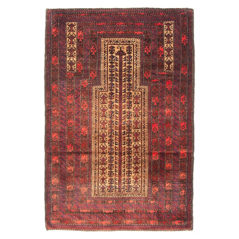 Teimani Tan Rug 3'1" x 4'8" - 3'1 x 4'8 - Tan - 3'1 x 4'8