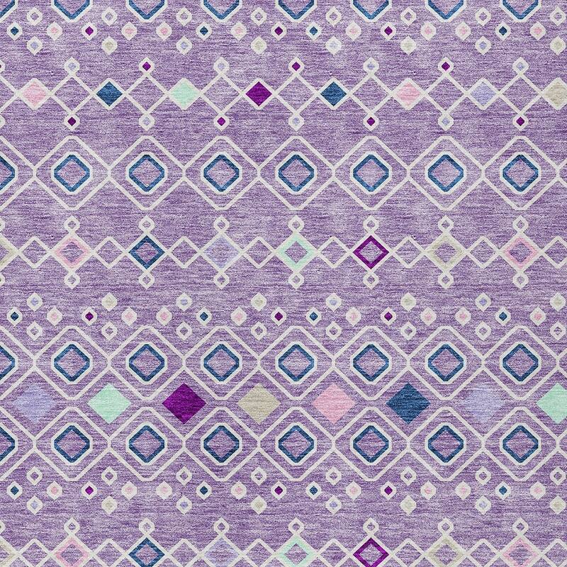 HomeRoots Geometric Modern Rectangle Outdoor Rug
