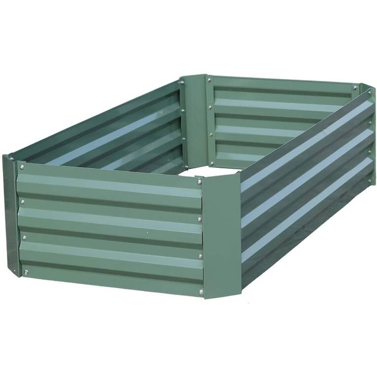 Aoodor Raised Garden Bed 4' x 2' x 1' for Patio Ourdoor Yard