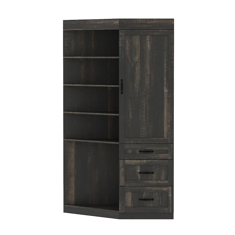 Large Gun Safe with Digital Lock Tall Storage Cabinet with Shelves, Multi-Option Secure Locker and Cupboard