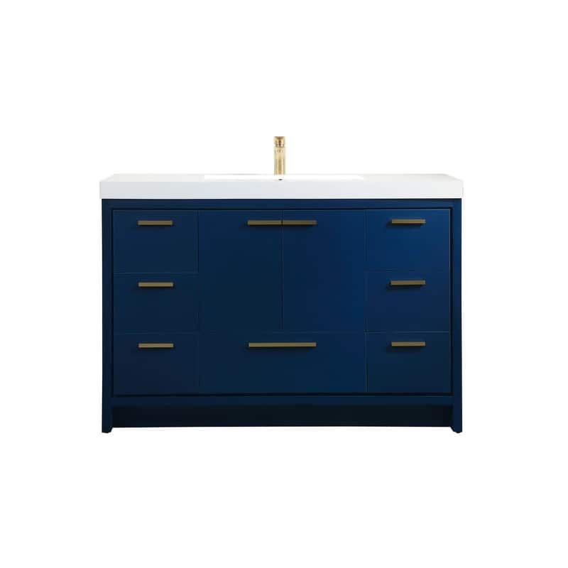 Elegant Lighting VF46048M Wyatt 48" Free Standing Single Basin Vanity