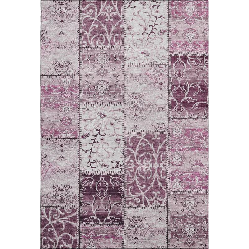 Premium Washable Super Soft Moroccan Boho Patchwork Mayfield Rug