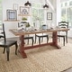 preview thumbnail 12 of 29, Eleanor Two-tone Solid Wood Top Dining Table by iNSPIRE Q Classic