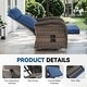 preview thumbnail 9 of 82, Pocassy Reclining Patio Chair with Adjustable Backrest