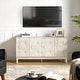 preview thumbnail 33 of 41, Silakan Mid-Century Modern 4-Door Large Storage Sideboard with Solid Wood Legs by HULALA HOME