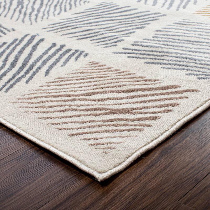 Superior Modern Geometric Indoor Area Rug