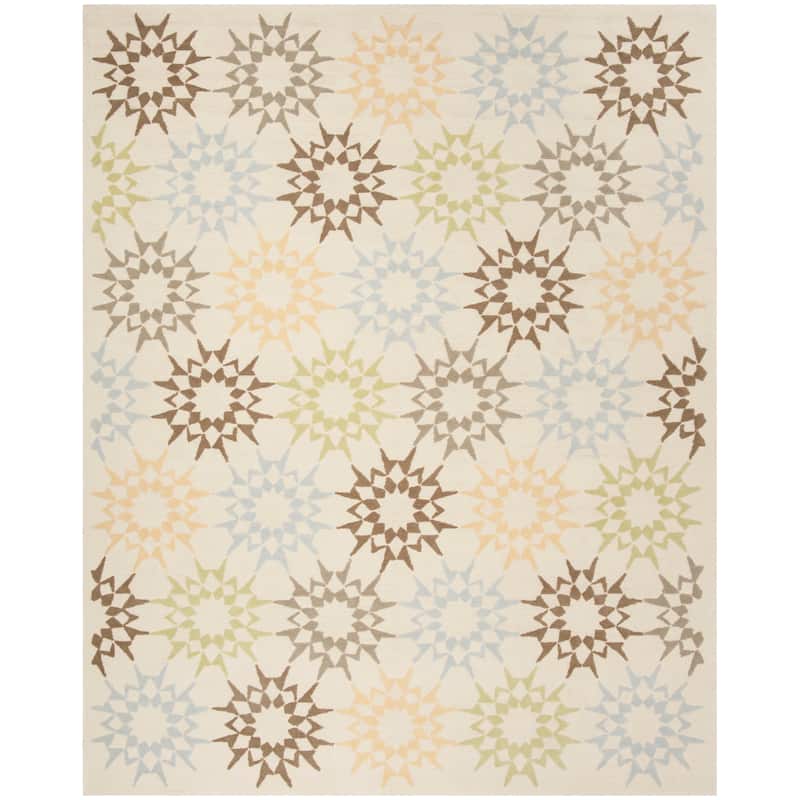Martha Stewart by SAFAVIEH Quilt Cotton Rug - 8'6" x 11'6" - Creme