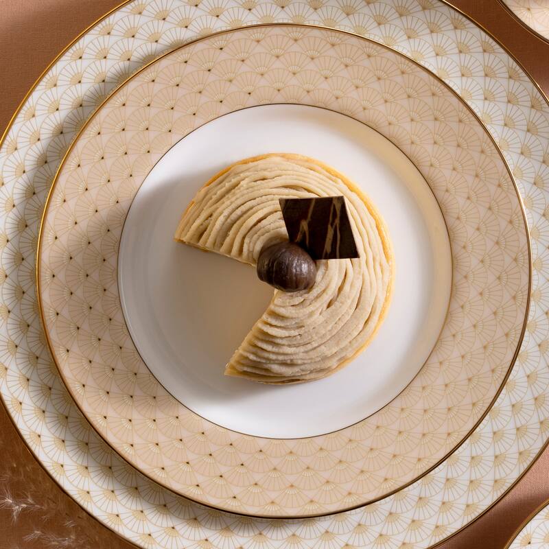 Noritake Trocadero Gold Set Of 4 Salad Plates, 8.25"