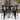 30-in. Round Metal Indoor/Outdoor Bar Table w/ 4 Cafe Stools - 30"W x 30"D x 41"H