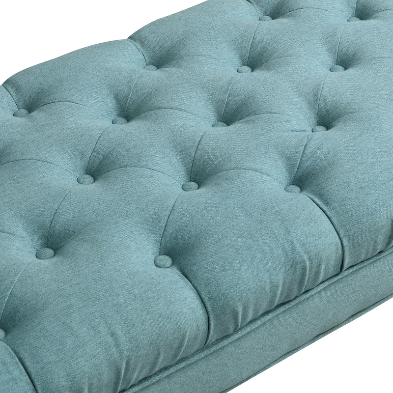 Christopher Knight Home - Wren Upholstered Tufted Bed Bench with Premium Foam and Diamond Button Detail