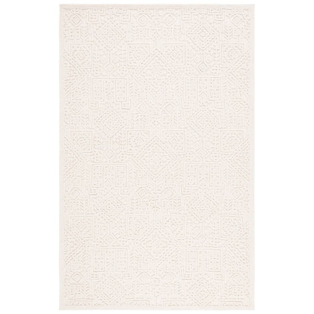 SAFAVIEH Handmade Textural Treena Contemporary Wool Rug