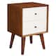 Option Acorn & White Finish
