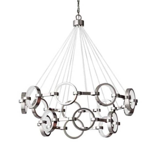 Craftmade 59315 Context 36" Wide LED Waterfall Chandelier - Chrome