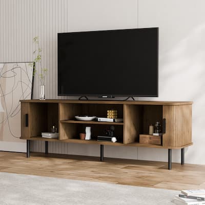 Tambour TV Stand Media Console for TVs Up to 55"