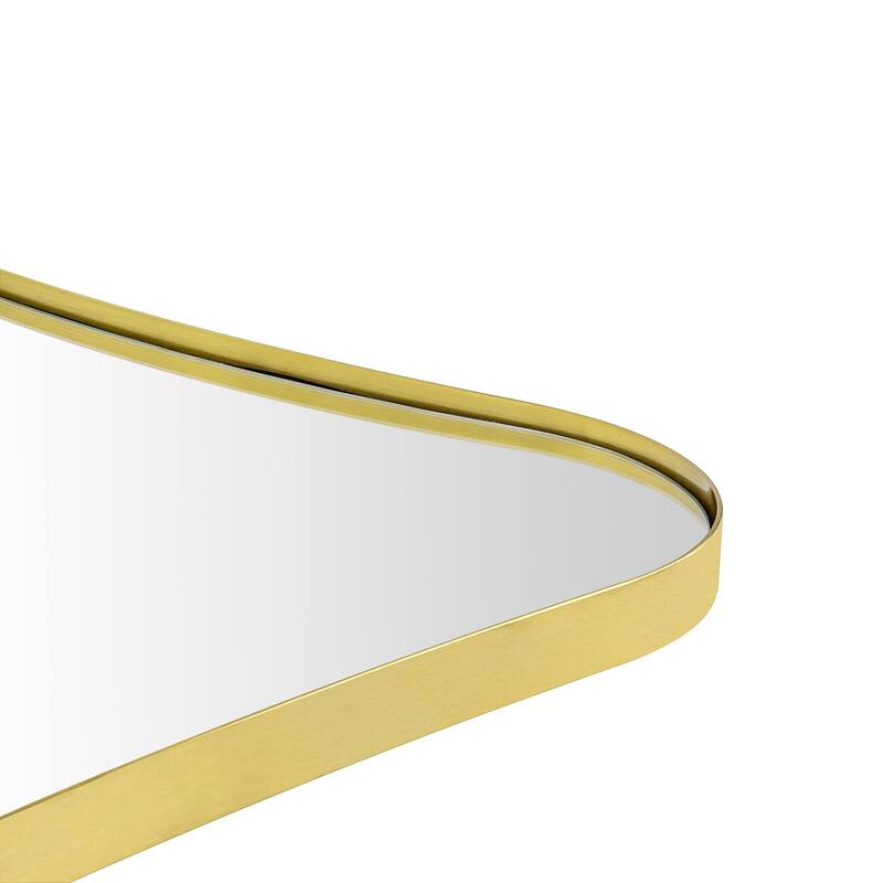 TEHOME Toini Asymmetrical Metal Wall Mirror - 20'' x 30''