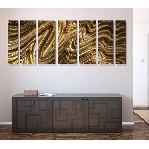 Shop Statements2000 Abstract Modern Gold Metal Wall Art Painting