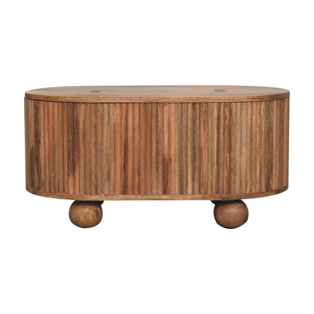 Artisan Furniture Solid Wood Soba Ball Lid-up Coffee Table
