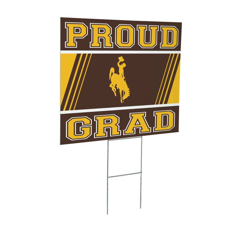 University of Wyoming 24" x 18" Graduation Coroplast Outdoor Yard Sign