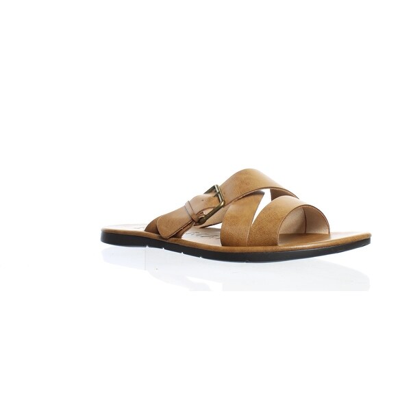 steve madden leather slides