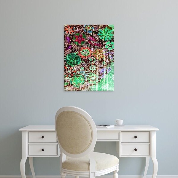 Easy Art Prints Danielle Harrington's 'Flower Drift I' Premium Canvas Art
