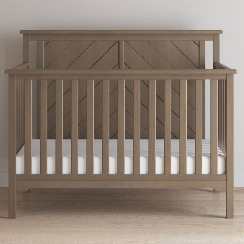 Forever Eclectic Hampton Flat Top 4-in-1 Convertible Baby Crib
