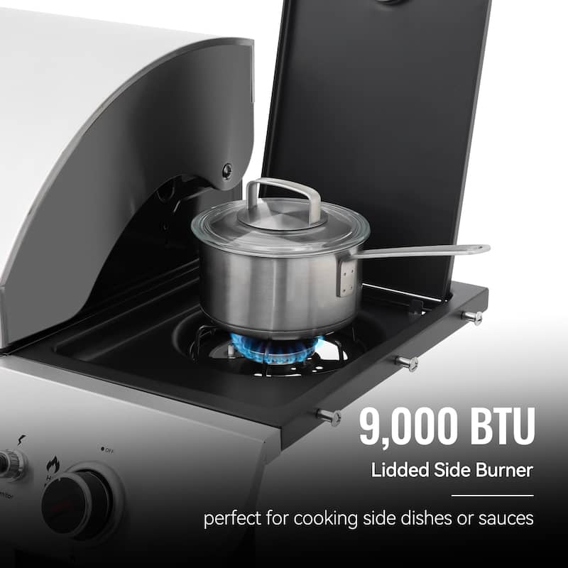 Royal Gourmet 5-Burner Gas Grill with Sear Burner and Side Burner