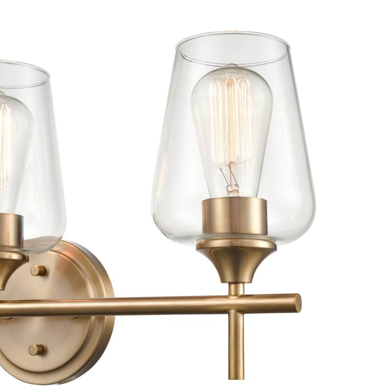 Millennium Lighting Ashford Metal Bathroom 3 Light Vanity Fixture in Multiple Finishes