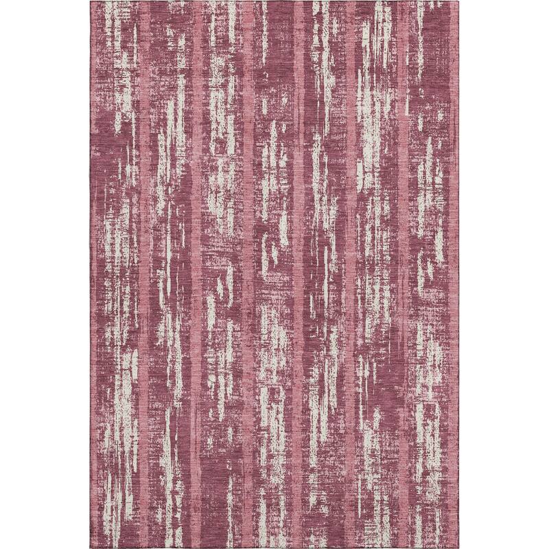 Premium Washable Super Soft Stripe Abrash Mayfield Rug