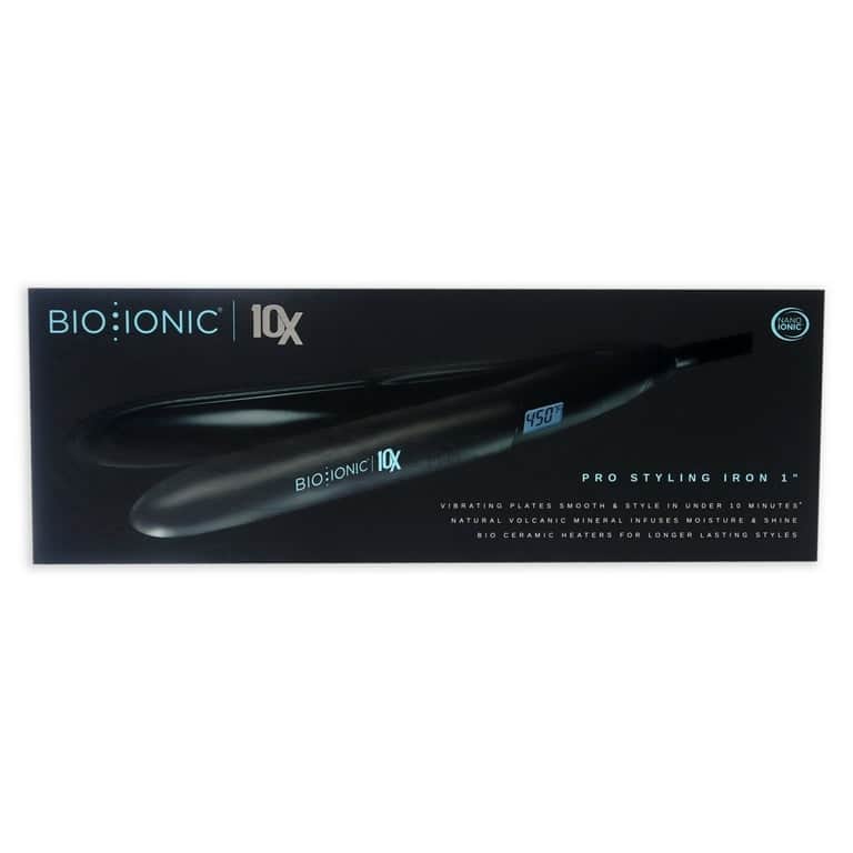 Bio Ionic 10X Pro Styling Flat Iron, 1" - Black
