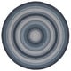 preview thumbnail 140 of 146, SAFAVIEH Handmade Braided Chandrima Cotton Rug 6' Round - Dark Grey/Blue
