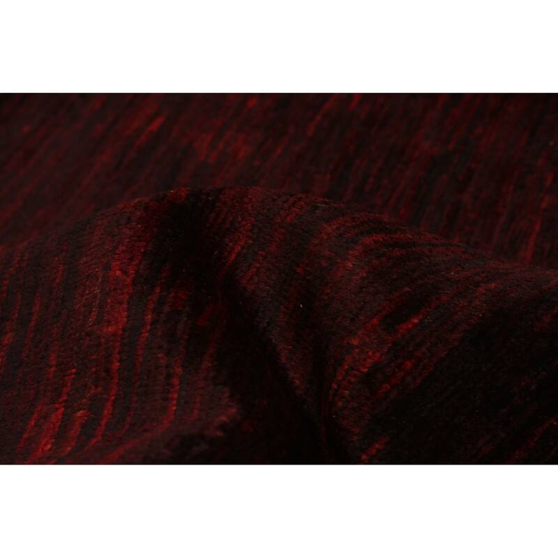 ECARPETGALLERY Hand-knotted Finest Peshawar Ziegler Burgundy Wool Rug - 7'5 x 9'6