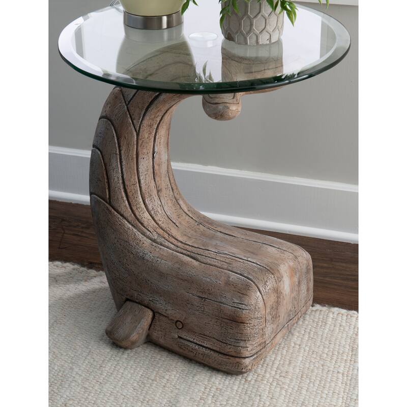 Linon Winifred Whale Side Table