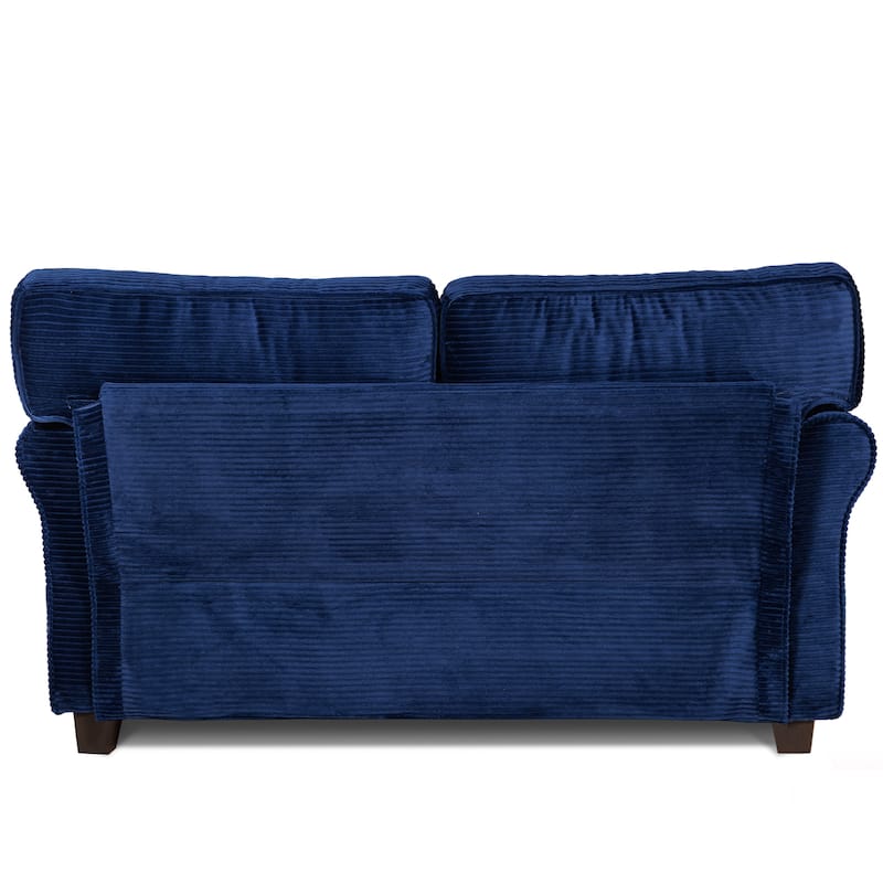 Modern 2-Seater Sofa,Padded Armrests