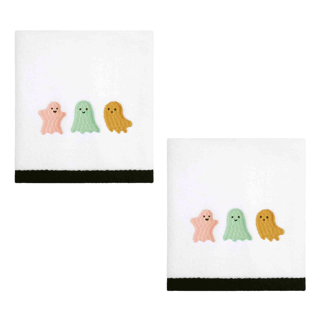 Avanti Ghost Pastel Halloween 2-Pack Hand Towels