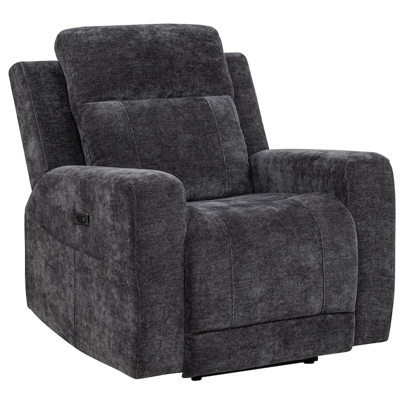 Kennett Chenille Upholstered Power Recliner Chair
