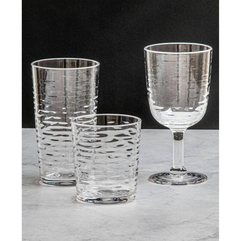 Abode Homewares by TarHong Tritan ™ Foundry Goblet, Clear, 13.5 oz. Set of 6