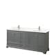 Option Dark Gray, Chrome Trim, Giotto Quartz Top