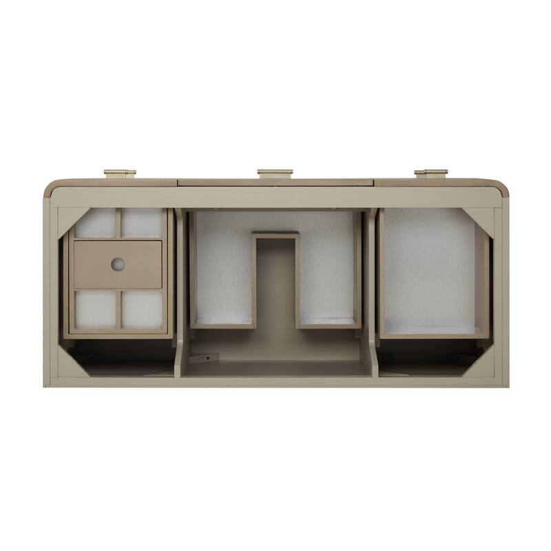 Lucian 48" Single Vanity, Pebble Oak w/FreePower Wireless Charger