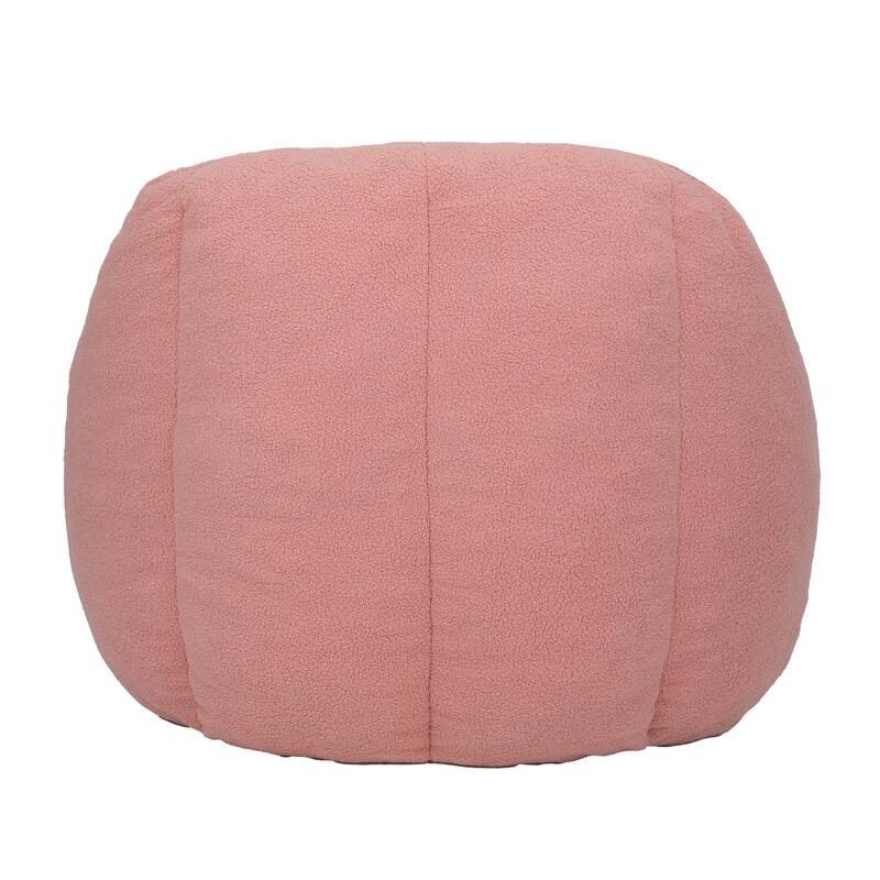 Fluffy Bean Bag Lazy Sofa Chair with Tufted Soft Stuffed Filling & Memory Foam