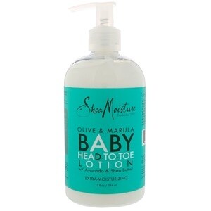 SheaMoisture Lotion Head To Toe Baby Olive and Marula 13 oz