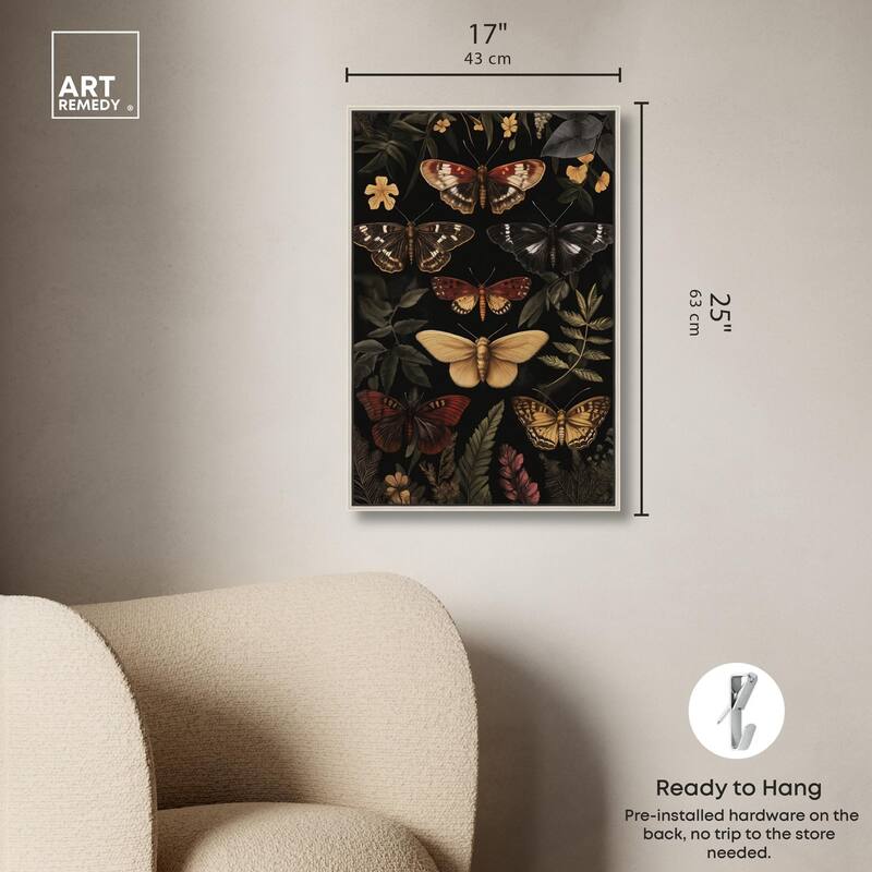 Winged Visitors III Canvas by Art Remedy