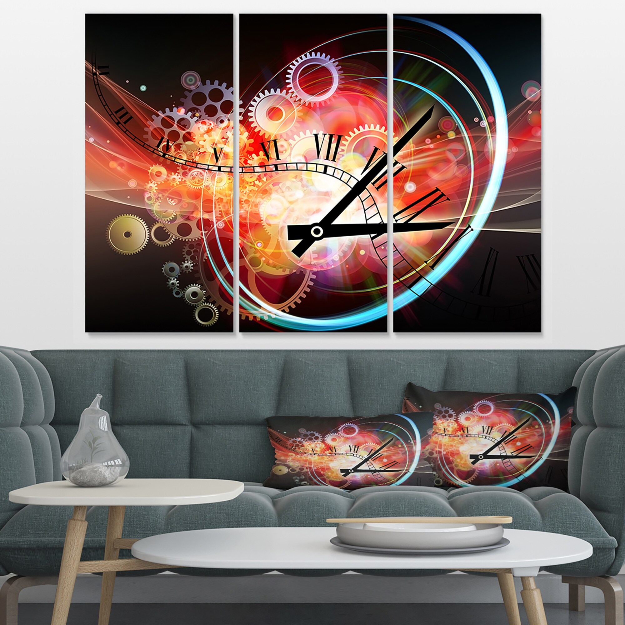 Sports Team Decor Gonzaga Bulldogs Wall Clock - 11.5\, image size:2000x2000