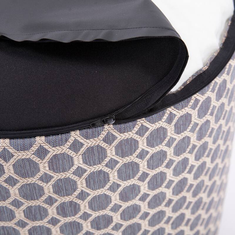 Allan Andrews Contemporary Foot Pouf, Pyth Collection